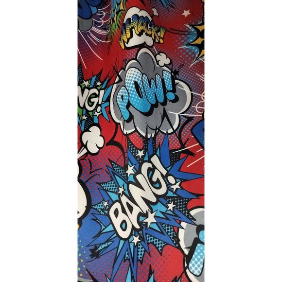 M698) Oh Snap! Drill Clothing Co Blue Comic Bubble Pop Art Graphic Tee Large - Picture 4 of 6